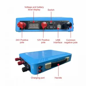 2024 Hot Sale Car Jump Starter Power Bank 12.8v 25.6v Lithium Jump Starter 5 years Warranty