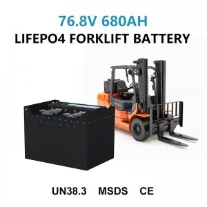 Customized Forklift Battery 76.8V 680Ah Electric Forklift LiFePO4 Battery