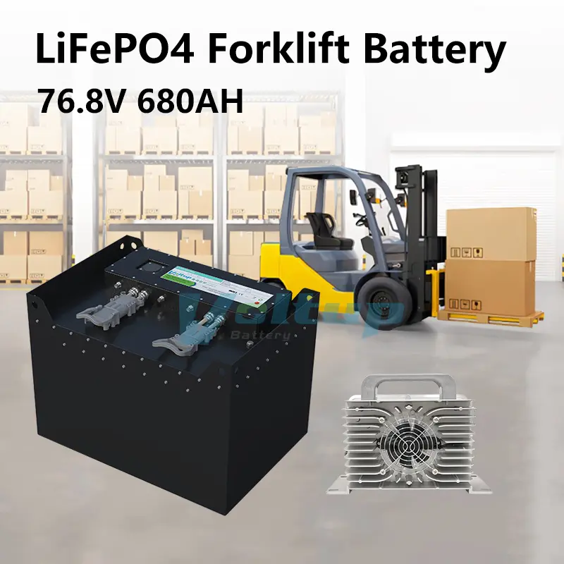 Boost Forklift Efficiency with Our 76.8V 680Ah LiFePO4 Battery