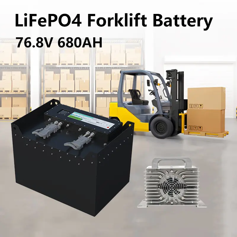 Customized Forklift Battery 76.8V 680Ah Electric Forklift LiFePO4 Battery Featured Image