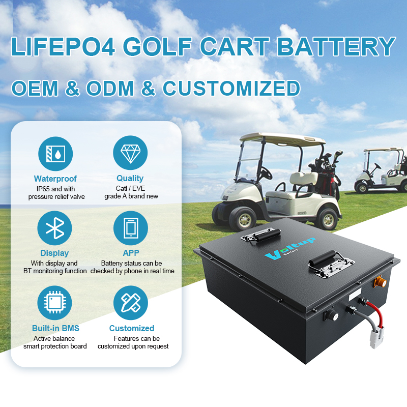 https://www.voltup-battery.com/100ah-105ah-lifepo4-battery-51-2v-lithium-ion-golf-cart-batteries-48v-battery-pack-for-club-car-product/