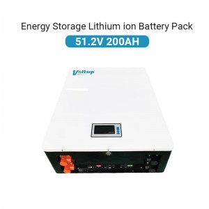 Voltup 200Ah 51.2v Power Wall Lithium ion Batteries Pack 10kwh Lithium Battery UN38.3 Certificated